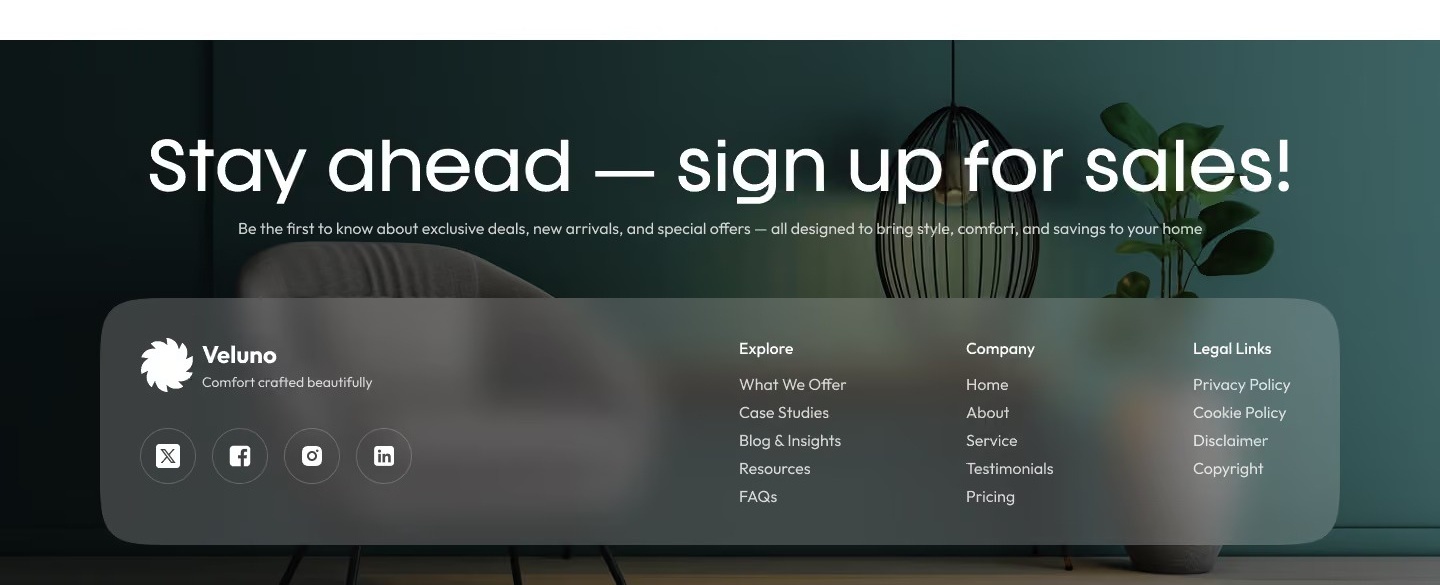 Stay ahead — sign up for sales!