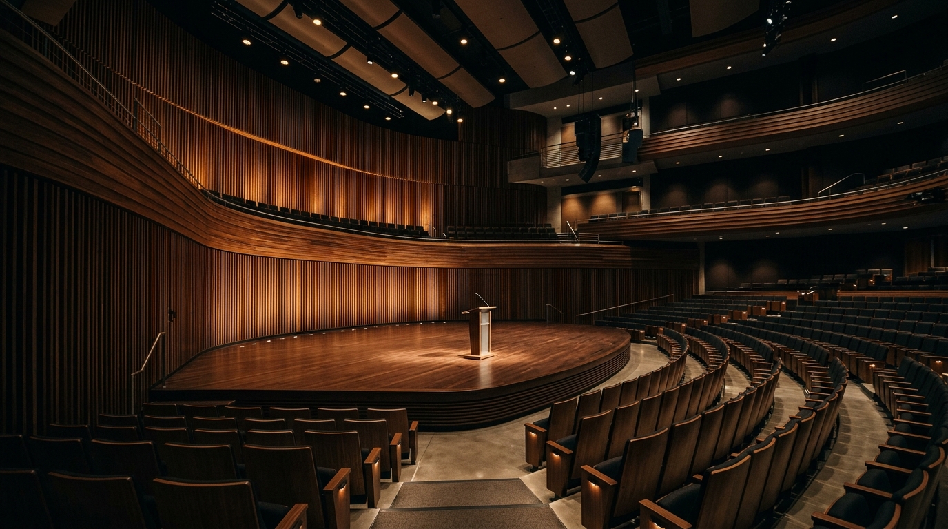 Bespoke Architectural Podiums and Stage Furniture by Wooden Podium