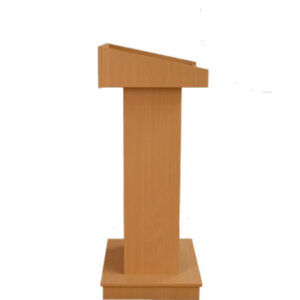 Teak Plywood with Natural Polish finish simple wooden podium SP-640