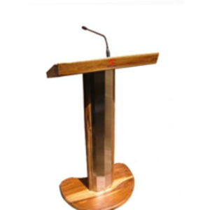 Stylish Wooden Podium SP-614 With Microphone