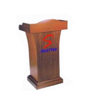 Wooden Podium sp-627 With Extra space for PA System & PC