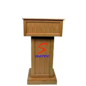 Teak Plywood Wooden Podium SP-615 With Optional Accessories