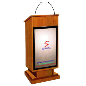 Interactive Wooden Podium SIL-505