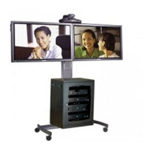 Dual Display VC TV Trolley for 32″-55″-VCT8