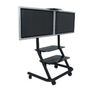 Dual Display VC TV Trolley for 32″-55″ Saatvik VCT-7