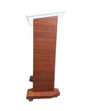Acrylic & Wooden Podium Stand
