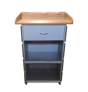 Laminated Wooden Podium Stand with Broad top & 3 Shelves for Storage (SP-522A)