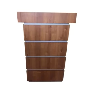 Laminated Wooden Podium Stand with Broad top & 3 Shelves for Storage (SP-522A)