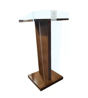 Premium Acrylic & Wooden Podium Stand