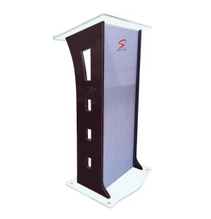 Stylish Acrylic & Wooden Podium