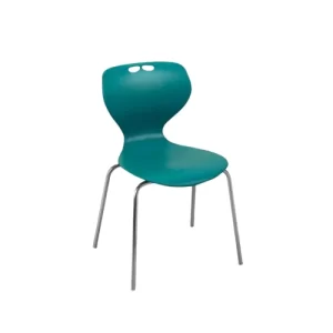 DRS195 Ergonomic plastic cafeteria chair